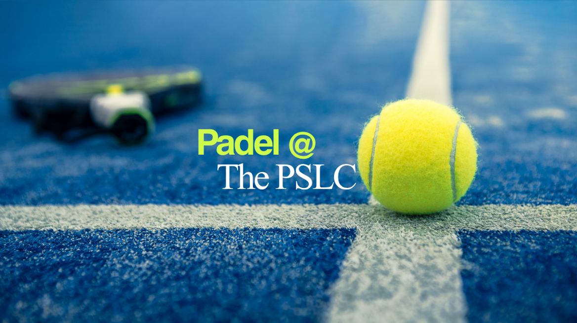 Padel Court, Ball and Racket